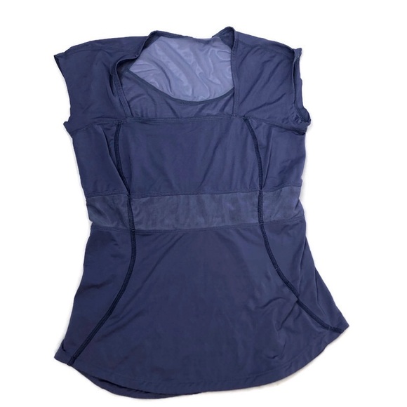 lululemon athletica Tops - Lululemon Women's T-Shirt Mauve With Mesh T-Shirt